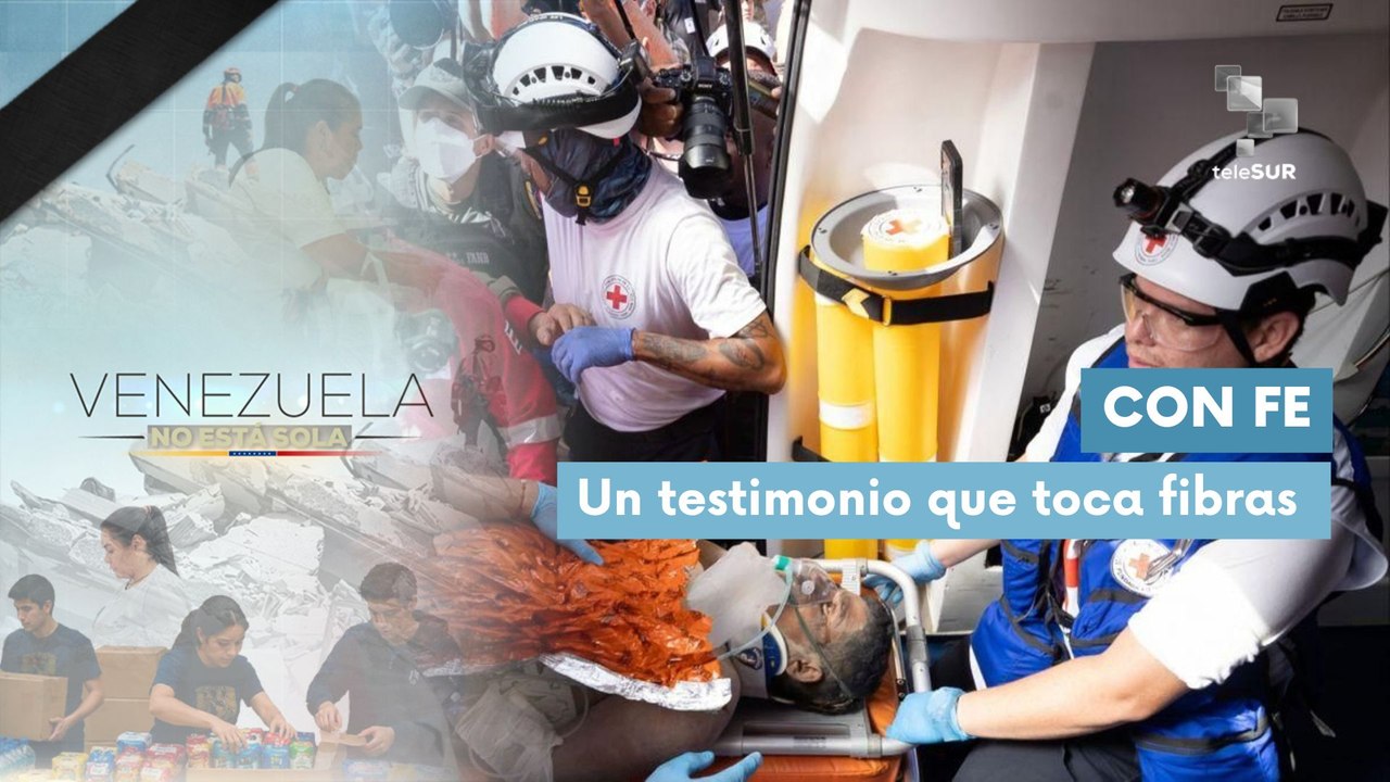 Rescatan con vida a Hernán Gil tras 114 horas bajo los escombros