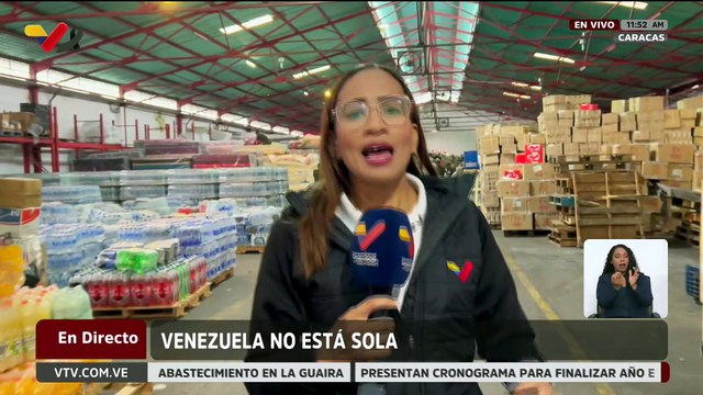 Almacenadora Caracas funciona como punto de distribución para enviar ayuda a diferentes zonas afectadas
