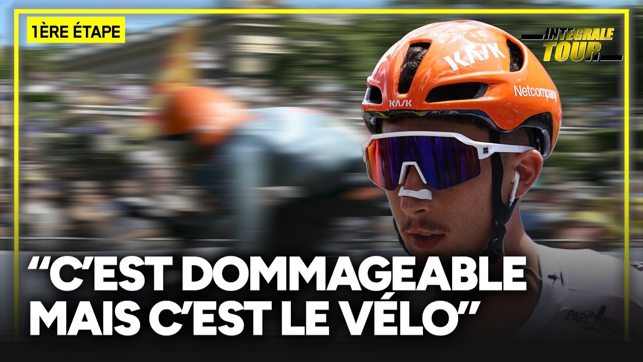 Tour de France: la frustration de Kevin Vauquelin après sa crevaison dans le contre-la-montre