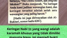 keringat Nabi ﷺ berbau lebih harum dari parfum terbaik