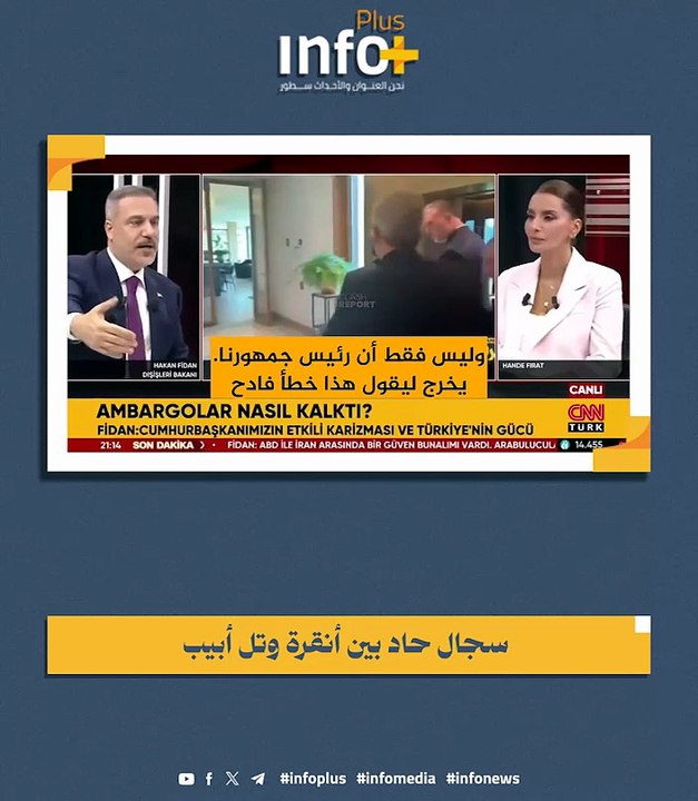 إسرائيل تهاجم تصريحات فيدان.. وأنقرة ترد: المشكلة ليست تركية بل إنسانية