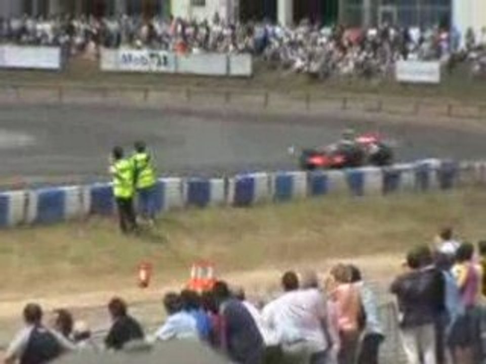 Heikki Kovalainen at Brooklands 2008
