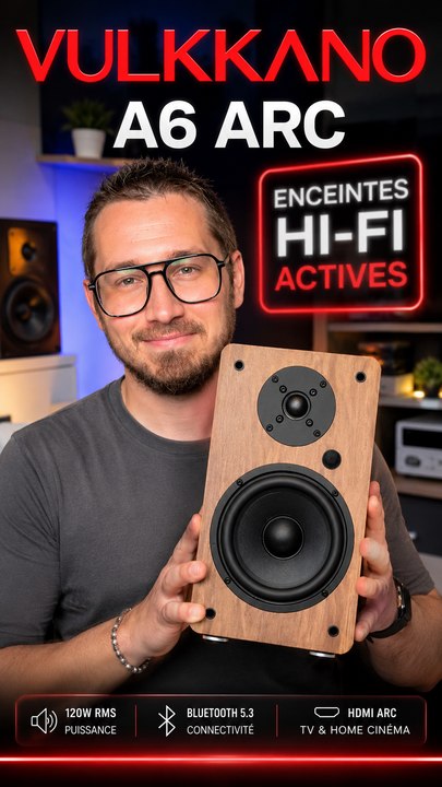 Test VULKKANO A6 ARC : les meilleures enceintes actives à ce prix ?