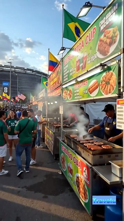 FIFA World Cup 2026 Street Food Tour at MetLife Stadium 🌎⚽ Amazing Fan Food & Matchday Atmosphere