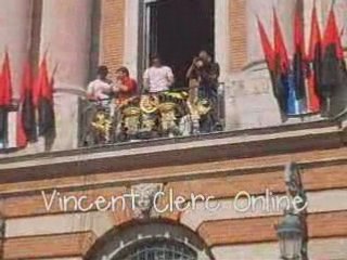 Vincent Clerc remercie ses supporters au capitol