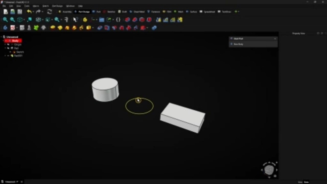 🧩 FreeCAD Allow Compound In Active Body - FreeCAD Sketcher Tutorial - FreeCAD 1.1 Tutorial