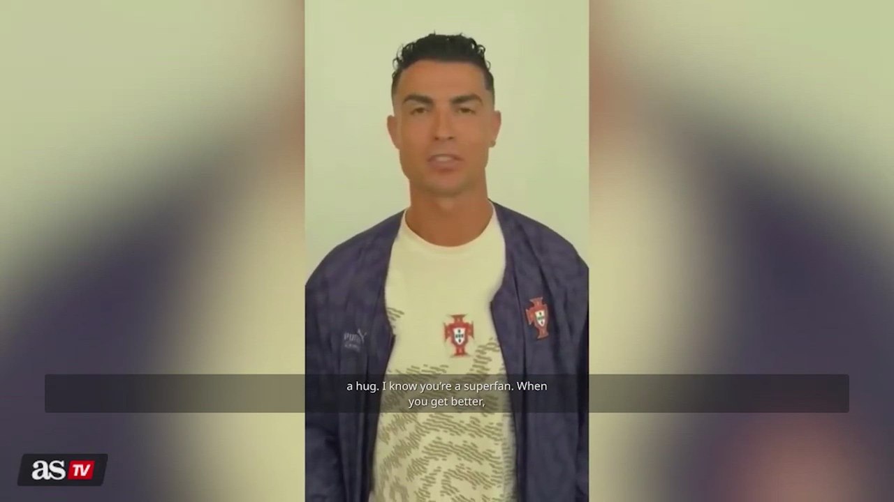 Incredible reaction of injured child from Venezuela earthquake to Cristiano Ronaldo’s message