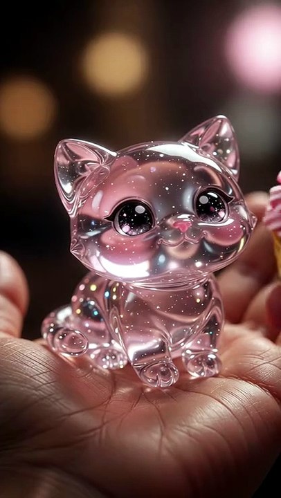 Tiny Jelly Cat Loves Ice Cream 🍦🐱 | Funniest Mini Cat Ever