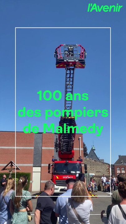 Centenaire des pompiers de Malmedy.