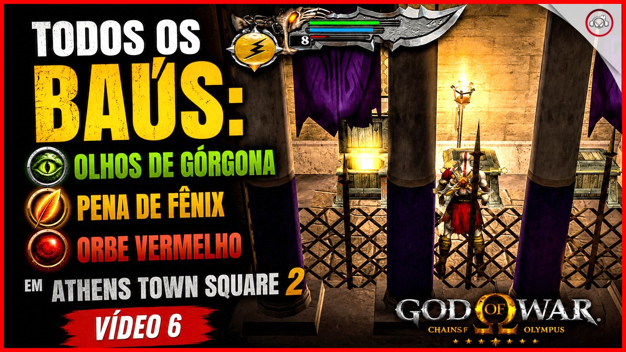 God of War 1, Como fazer o Easter Egg Surrender Kratos em Temple of the Oracle | Super-dica