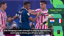 Cherki not impressed with referee as France handle Paraguay's rough stuff