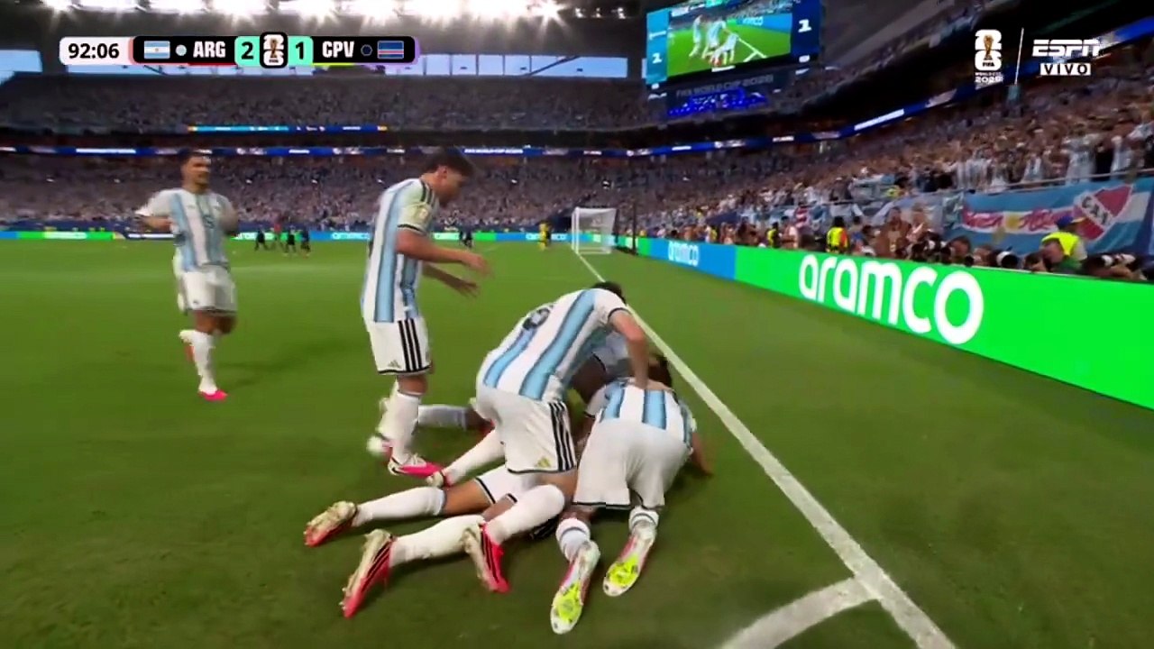 Argentina 3 vs. Cabo Verde 2 | ET | 16vos | Mundial 2026.