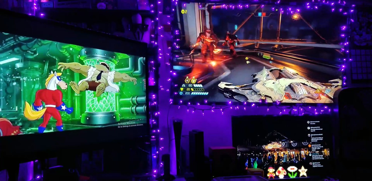 playing doom eternal on july 4th 2026. 3