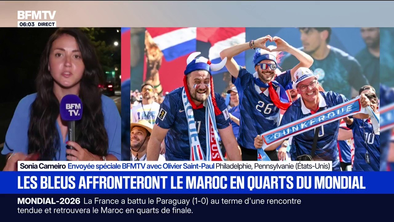 Mondial 2026: les Bleus affronteront le Maroc en quarts de finale