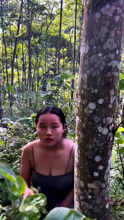 Eat rare fruits in the forest
