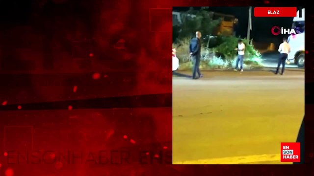 Elazığ'da düğün konvoyunda pompalı tüfekle havaya ateş açan şahıs