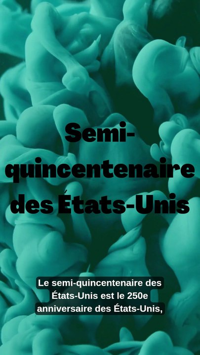 Semi-quincentenaire des États-Unis