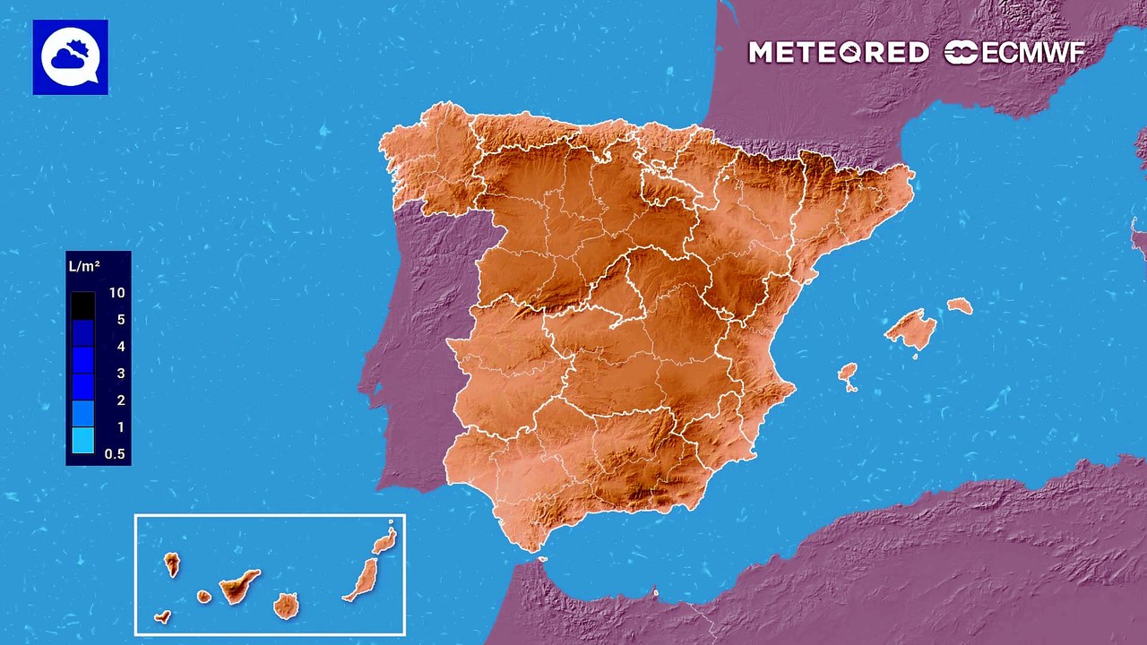 Las tormentas comenzarán a desarrollarse en las horas centrales del día