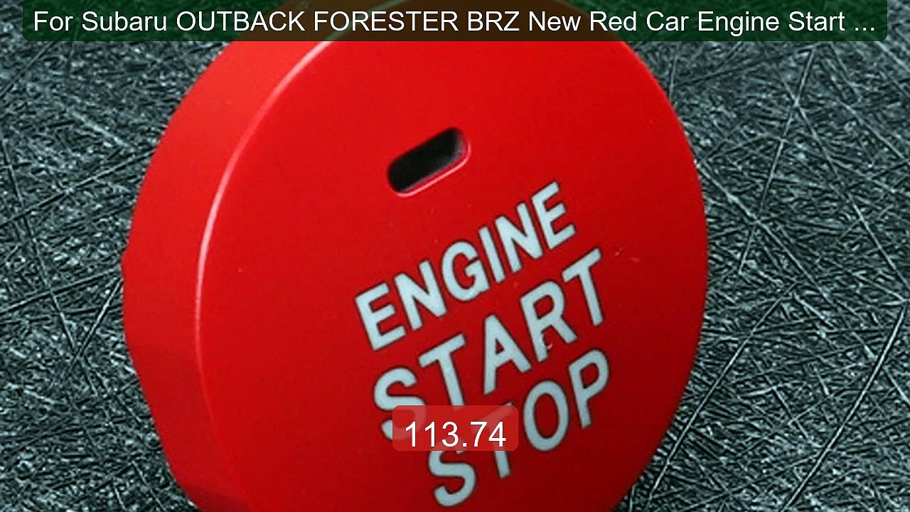 For Subaru OUTBACK FORESTER BRZ New Red Car Engine Start St... -- Top Pick 2026 | Unbeatable Price!