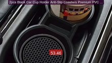 2pcs Black Car Cup Holder Anti-Slip Coasters Premium PVC Car Coast... -- Best Deal 2026 | Shop Now!