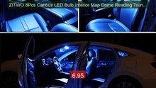 ZITWO 8Pcs Canbus LED Bulb Interior Map Dome Reading Trunk Li... -- Amazing Value 2026 | Must Have!