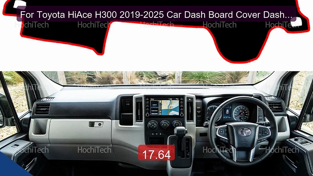 For Toyota HiAce H300 2019-2025 Car Dash Board Cover Dash Mat... -- Amazing Value 2026 | Must Have!