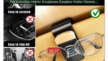 For Volvo Car Interior Sunglasses Eyeglass Holder Glasses Stor... -- Best Buy 2026 | Great Quality!