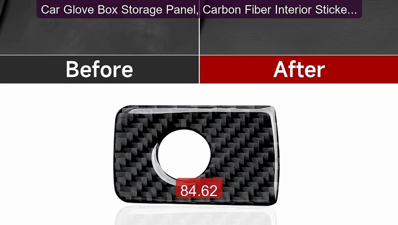 Car Glove Box Storage Panel, Carbon Fiber Interior Sticker ... -- Top Pick 2026 | Unbeatable Price!