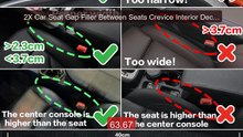 2X Car Seat Gap Filler Between Seats Crevice Interior Decoration Ac... -- Top Rated 2026 | Buy Now!
