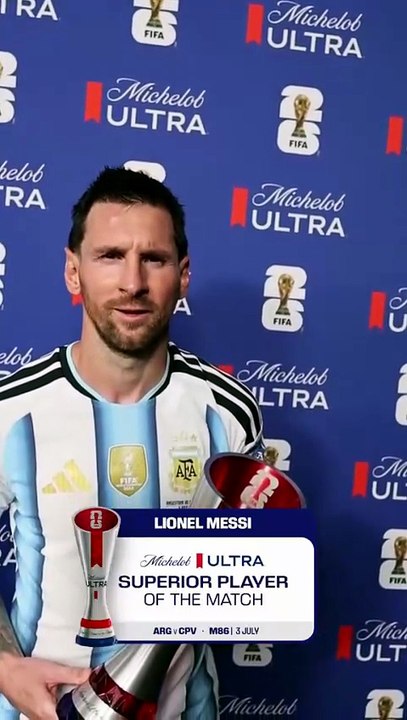 Argentine vs Cap-Vert : Messi homme du match