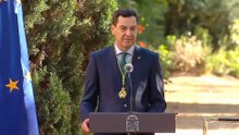 Juanma Moreno, en su toma de posesión como presidente de Andalucía: "Los valores no cambian, la vía andaluza sigue vigente"