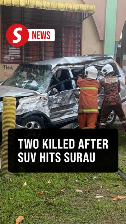 SUV carrying six Indonesians crashes into surau, two killed