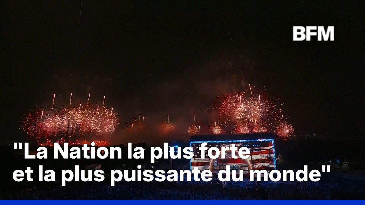 Feux d'artifice, défilé militaire... Les images fortes des célébrations des 250 ans des États-Unis