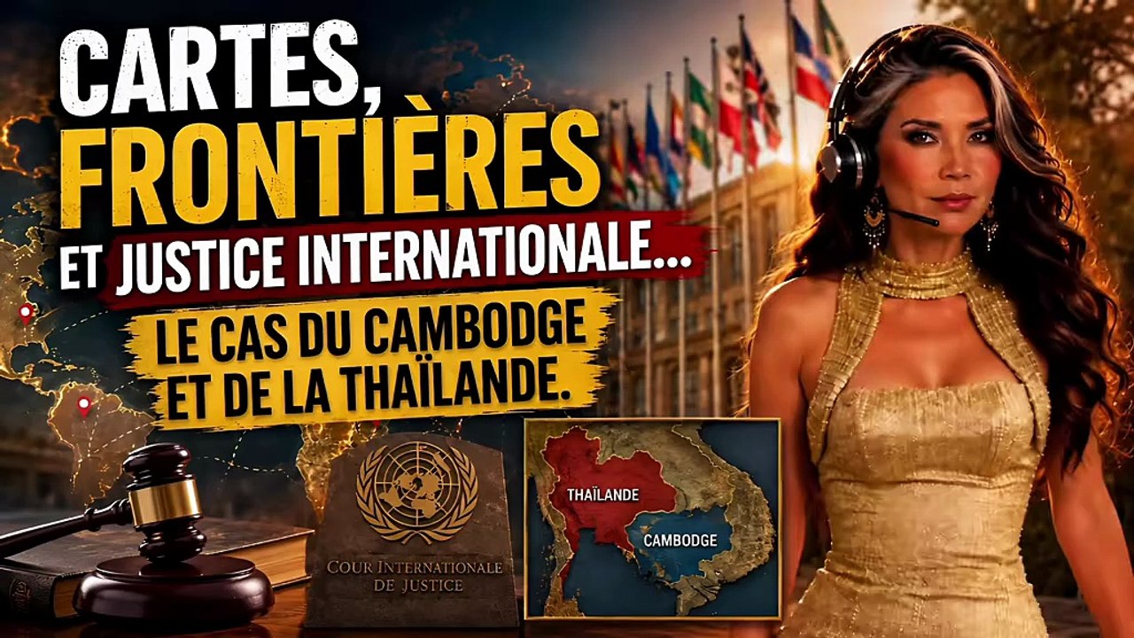 Cartes, frontières et justice internationale…(Musique IA texte voix-off Neary)