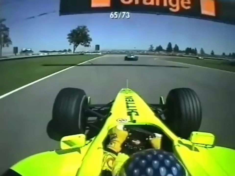 F1 – Jean Alesi (Jordan Honda V10) Onboard – USA 2001