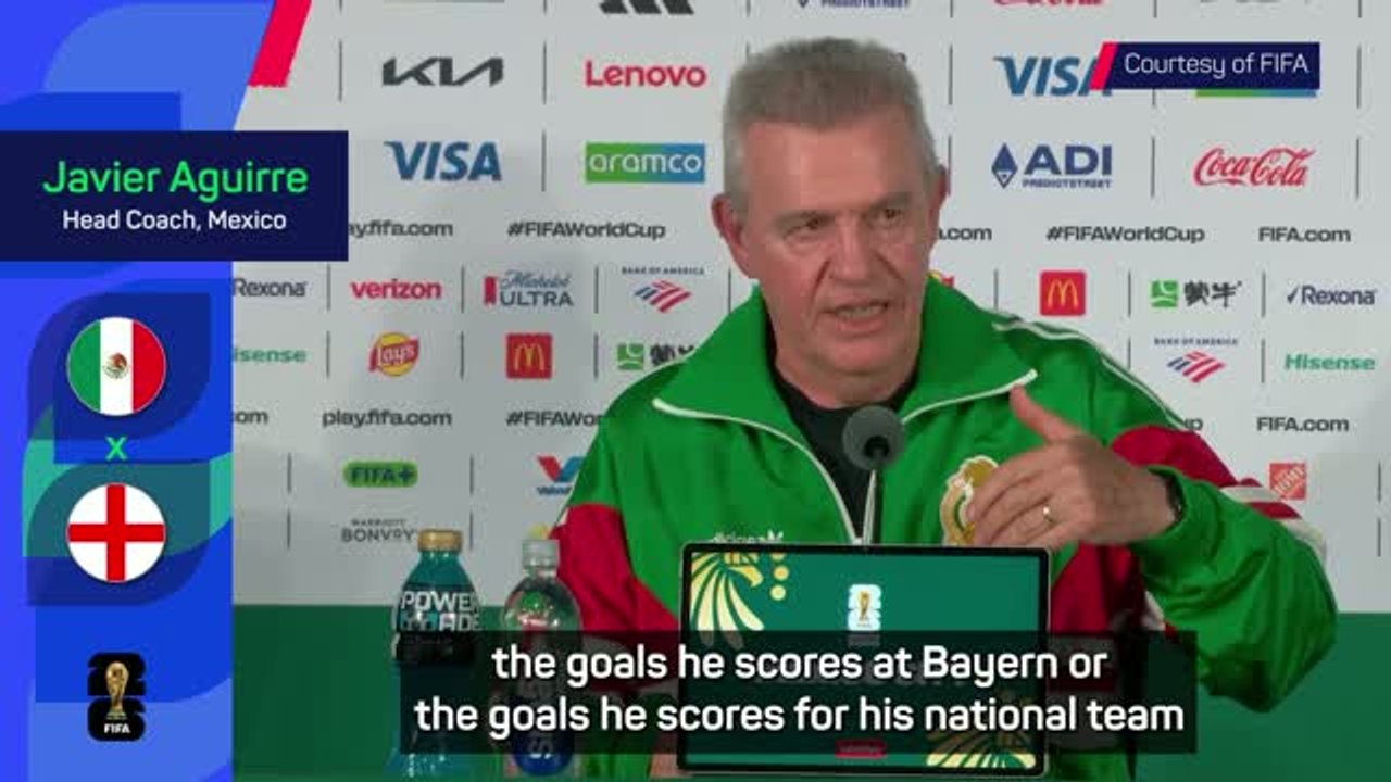 Mexico want to make Kane 'uncomfortable' - Aguirre