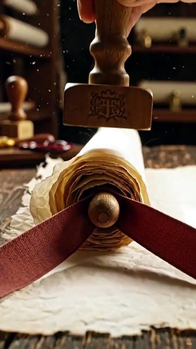 Parchment Scroll Workshop ASMR | Handcrafted Scroll Making 📜✨