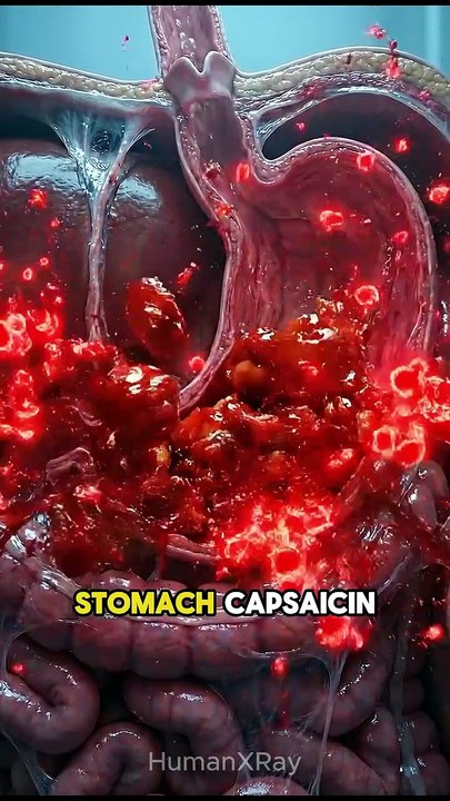 What Happens When You Eat a Spicy Foods late at night? 🌶️ (3D Anatomy)