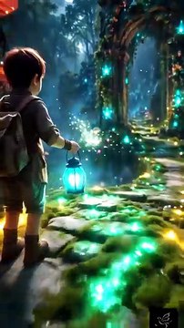 The Forest of Living Light | 4K Cinematic Surreal Fantasy