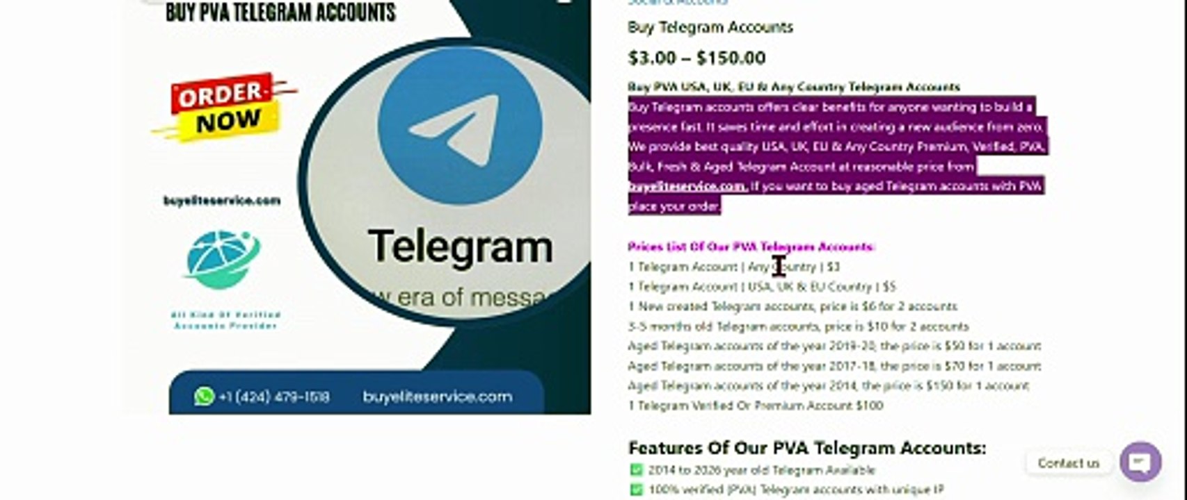 How and where to buy Telegram accounts. All the...