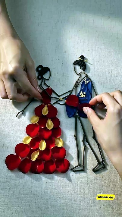 Beautiful couple art