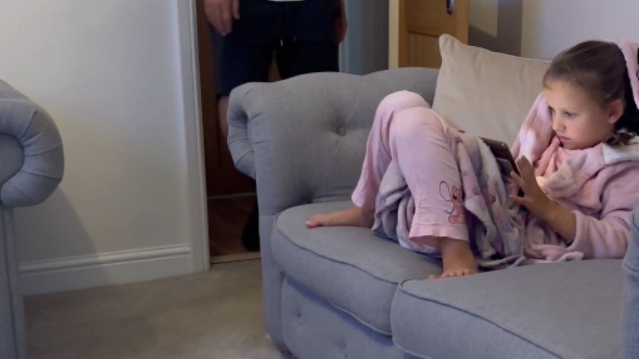 Little girl’s dream comes true as she finally gets her first puppy
