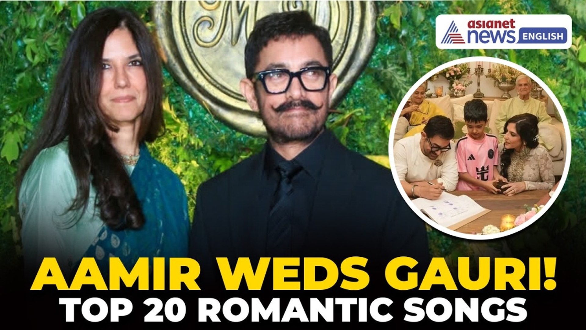 ⁣Aamir Khan Marries Gauri Spratt | Enjoy His Top 20 Romantic Songs | Bollywood Music