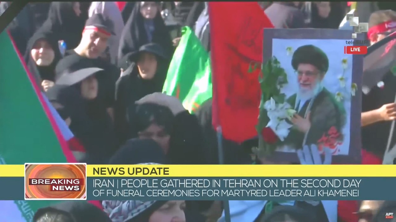 People gathered in Tehran for martyred Ali Khamenei