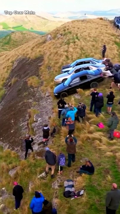 Just Pushing the car off the clips