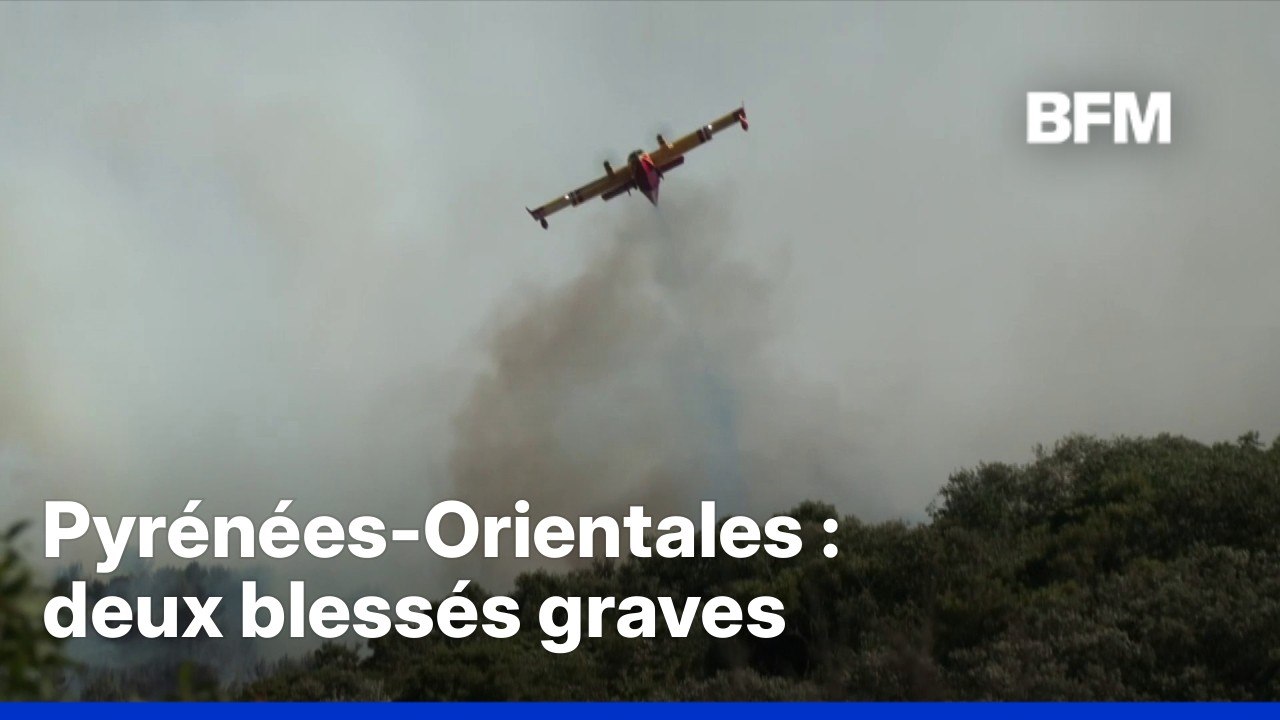 Incendies: de violents feux en cours dans le Gard et les Pyrénées-Orientales