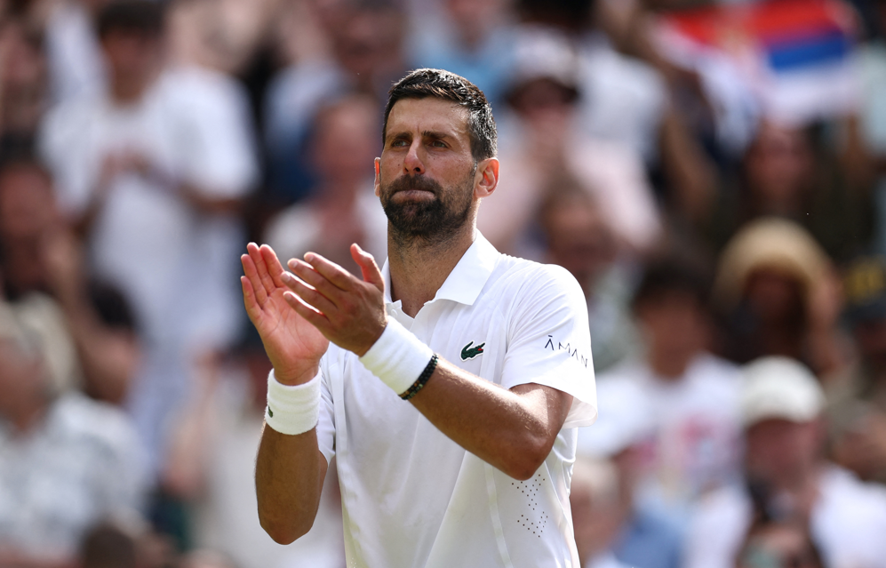 Wimbledon : Novak Djokovic en maîtrise face à Roman Safiullin