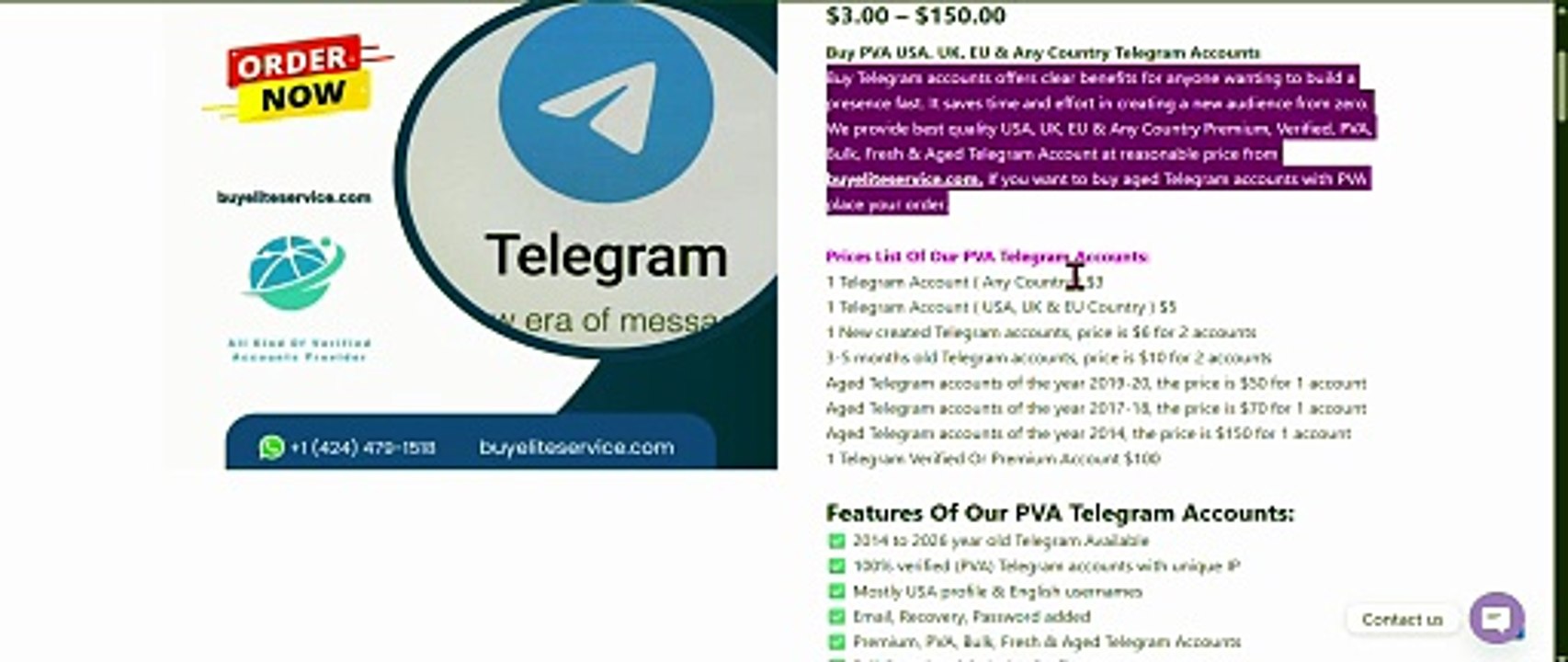 6 Best Website to Buy Old Telegram Accounts in Bulk & PVA