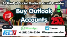 Buy Authentic Outlook Accounts with Safe Checkout