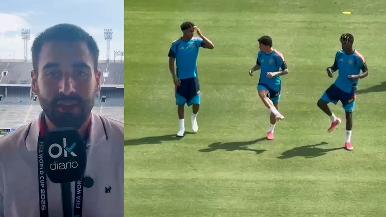 Nico Williams es uno más antes de jugar contra Portugal